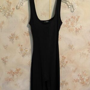 Black Sleeveless Low Back Jumpsuit
